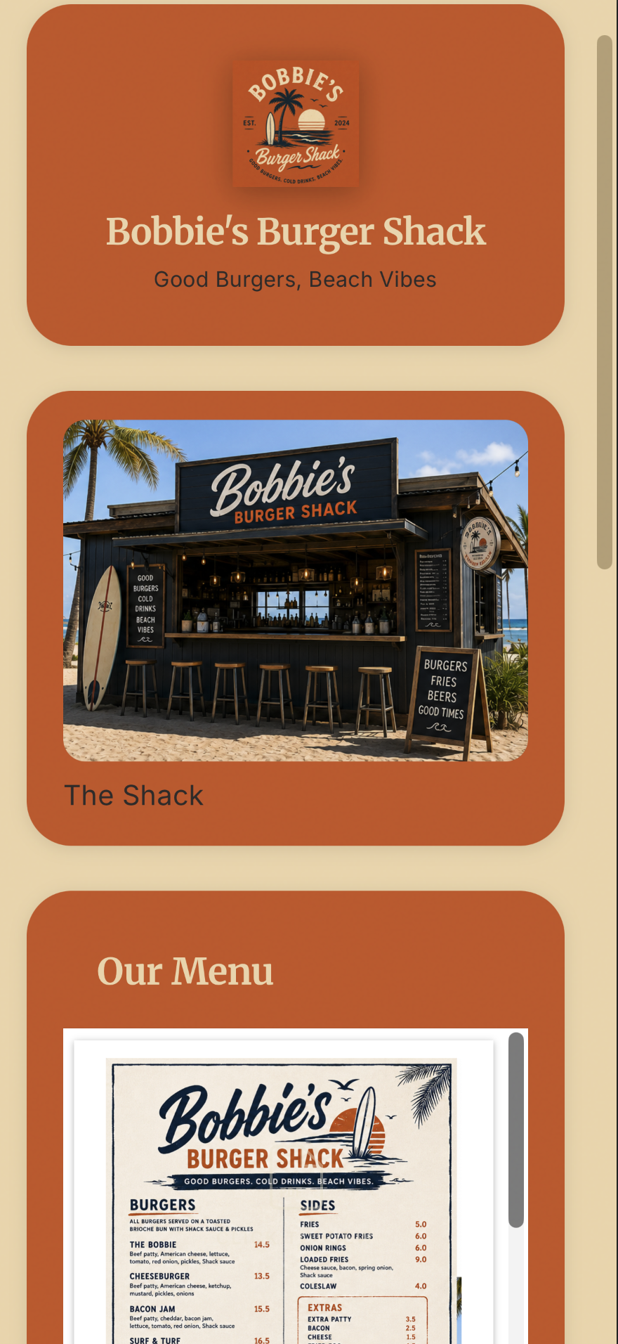 Example - Restaurant